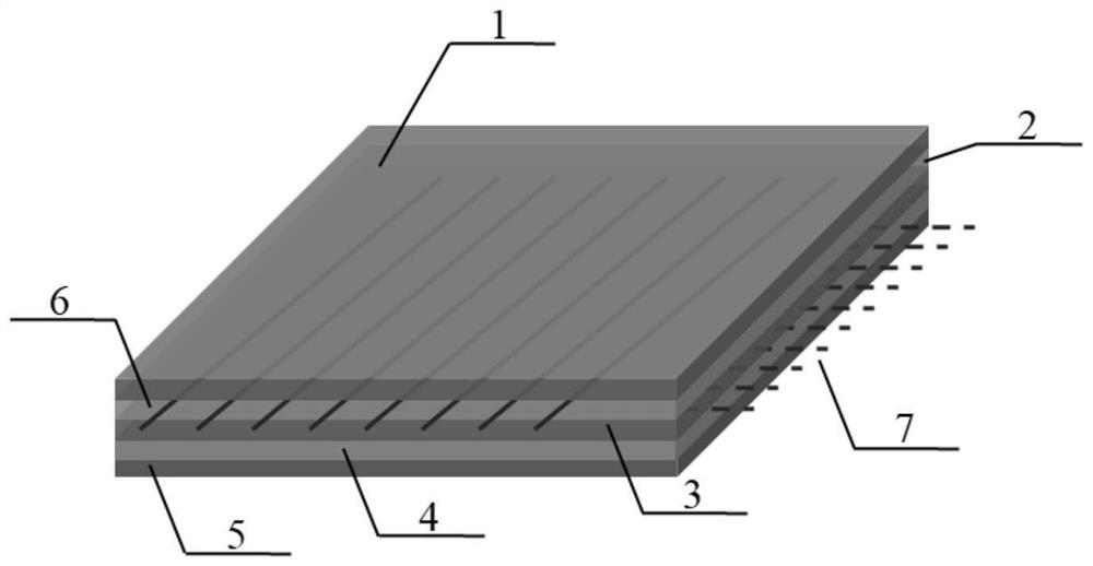 Capacitance distribution type carbon fiber composite board and preparation method and application thereof