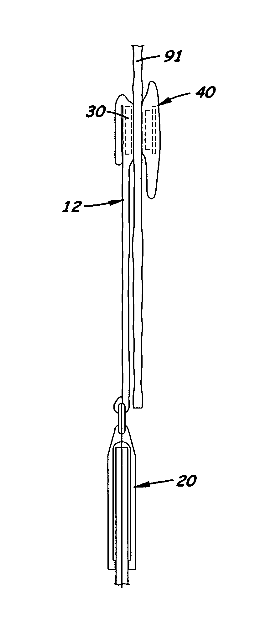 Garment strap assembly and pants holding method