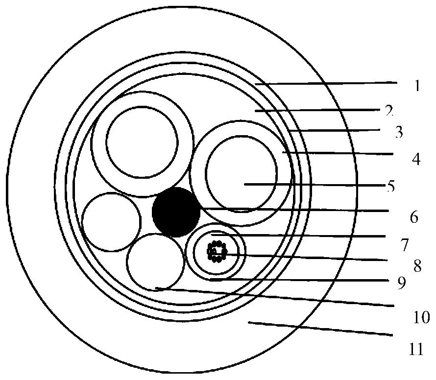 Photoelectric composite cable