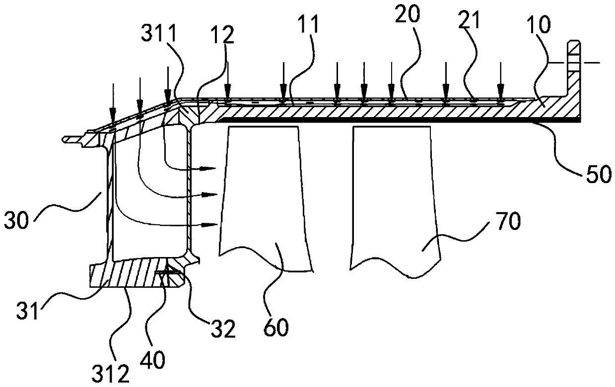 Turbine guide device