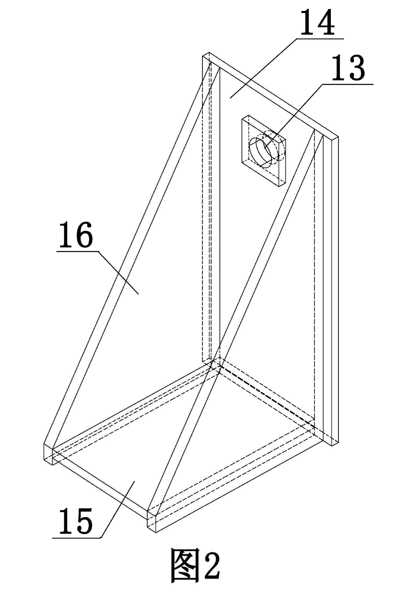 Embedded conical bearing joint type steel structural support and construction method thereof