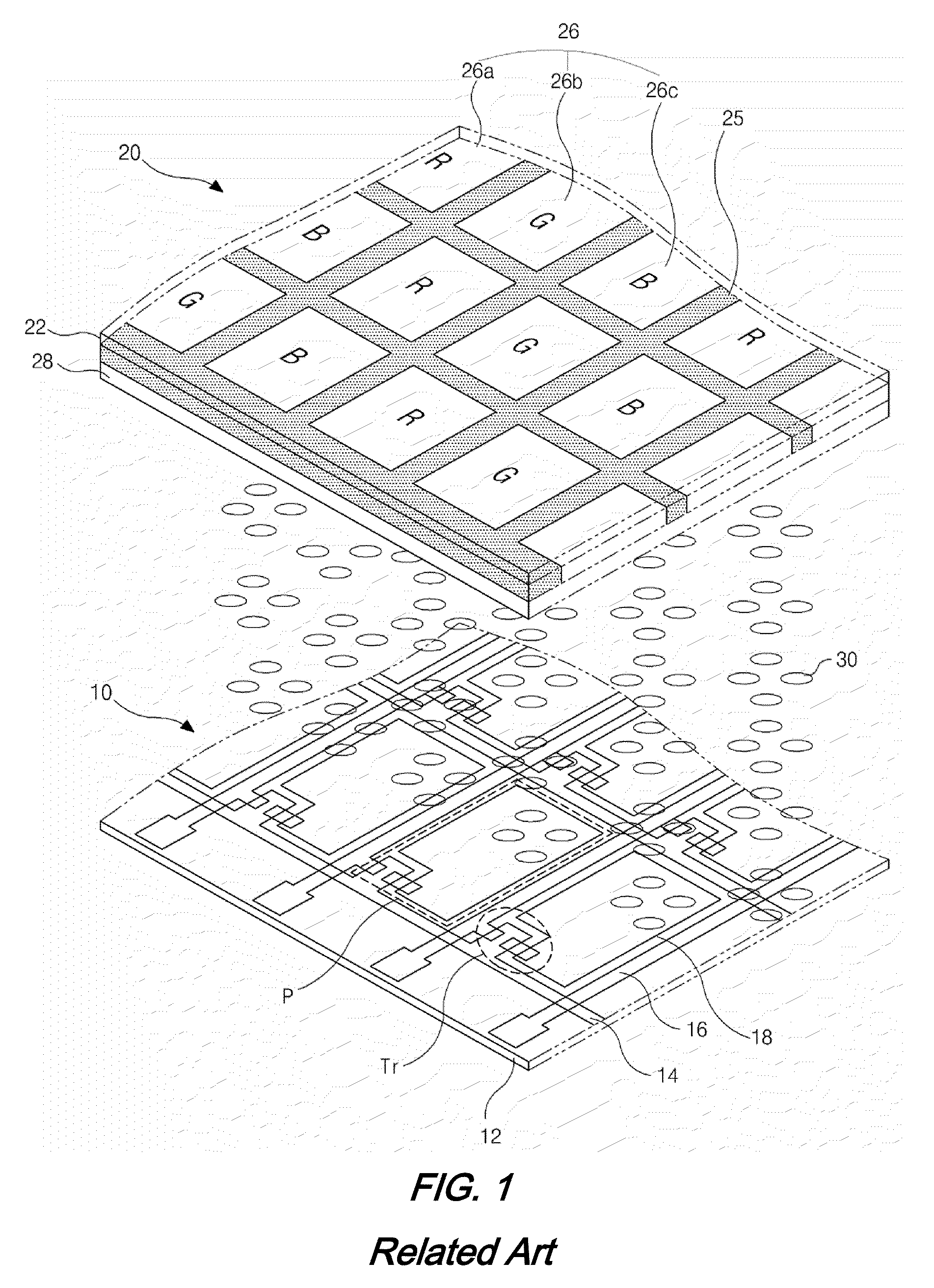 Chip on glass type LCD device and inspecting method of the same