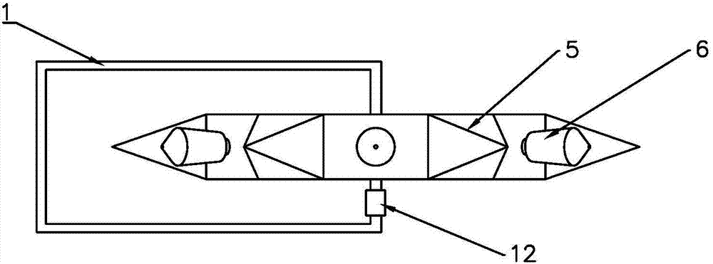 Rotating wheel type seeder capable of sprinkling water