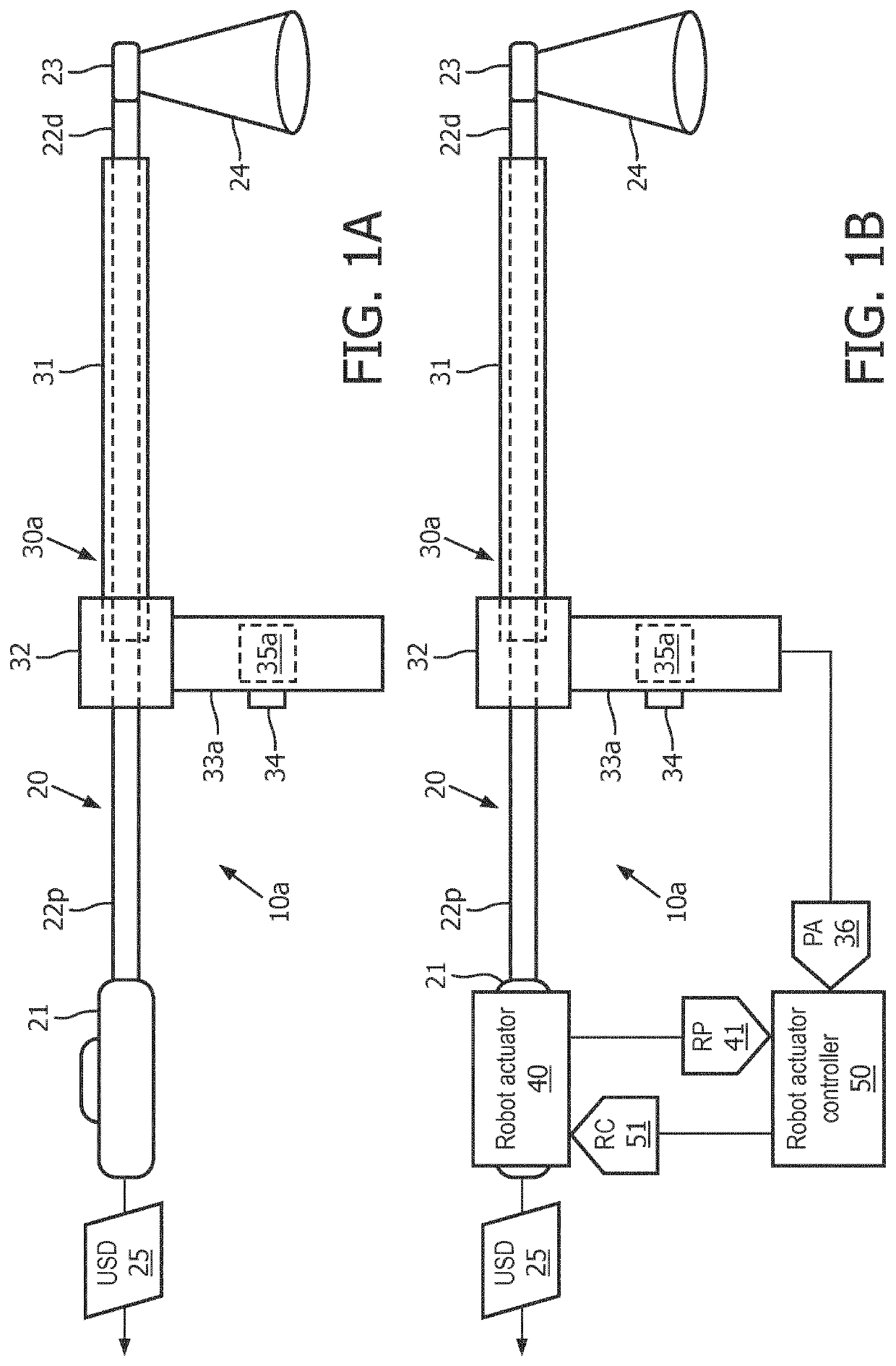 A laparoscopic adapter, an echocardiography probe and a method for coupling the adapter to the probe