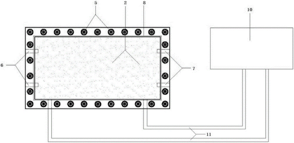 Temperature-controlled reusable two-dimensional visualization porous medium sand packed model and method of manufacture