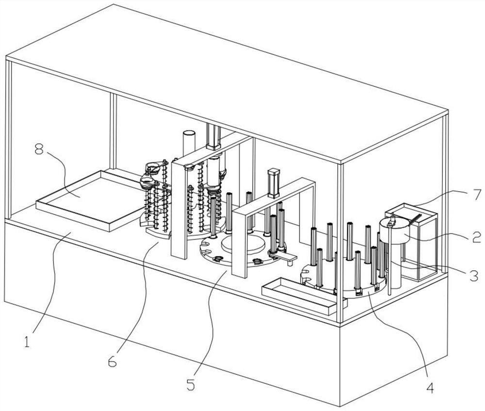 A prefilling equipment for aseptic solid medicine granules