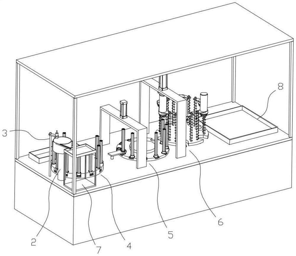 A prefilling equipment for aseptic solid medicine granules