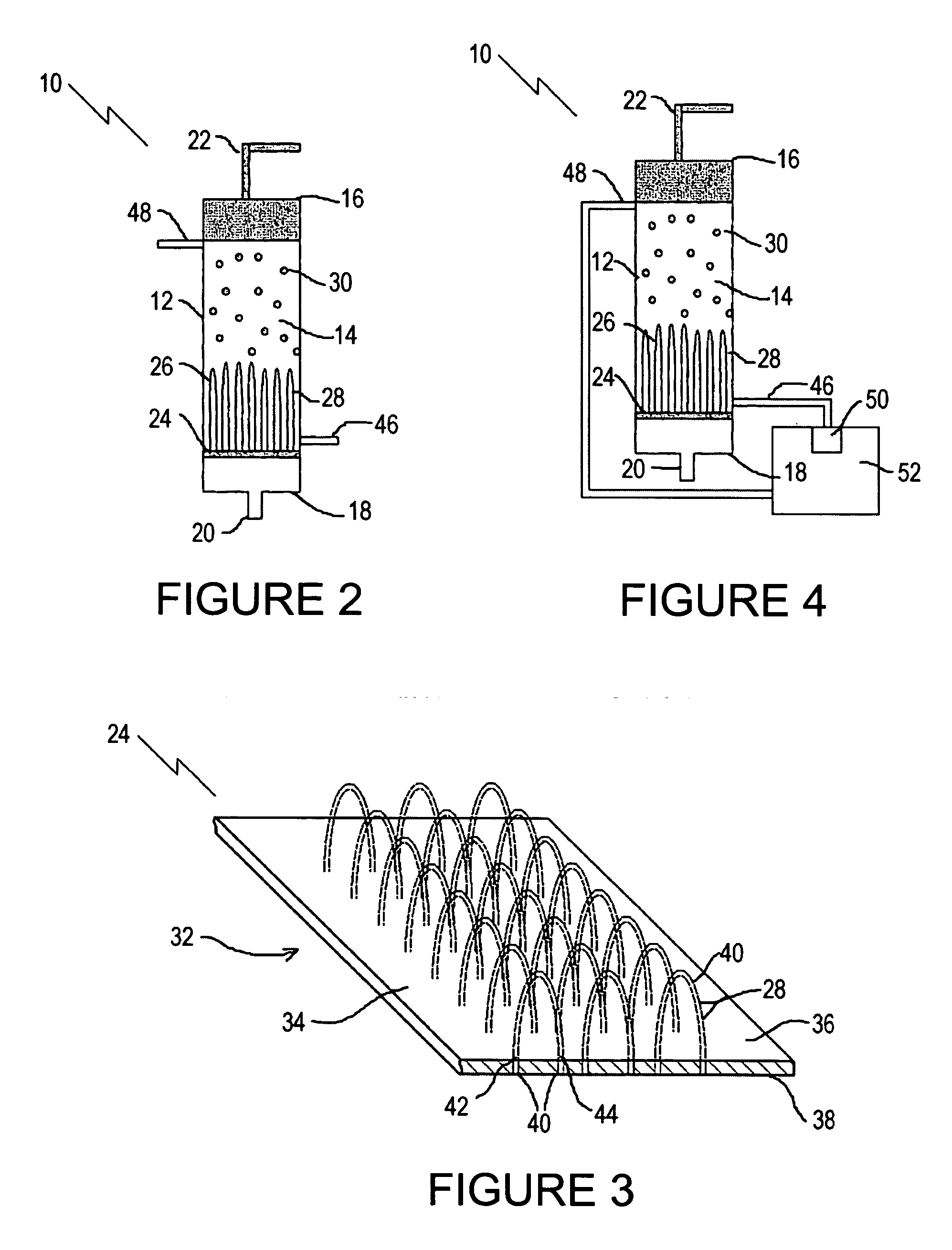 Gas absorption column and a method of chemically treating an acid gas using such a gas absorption column