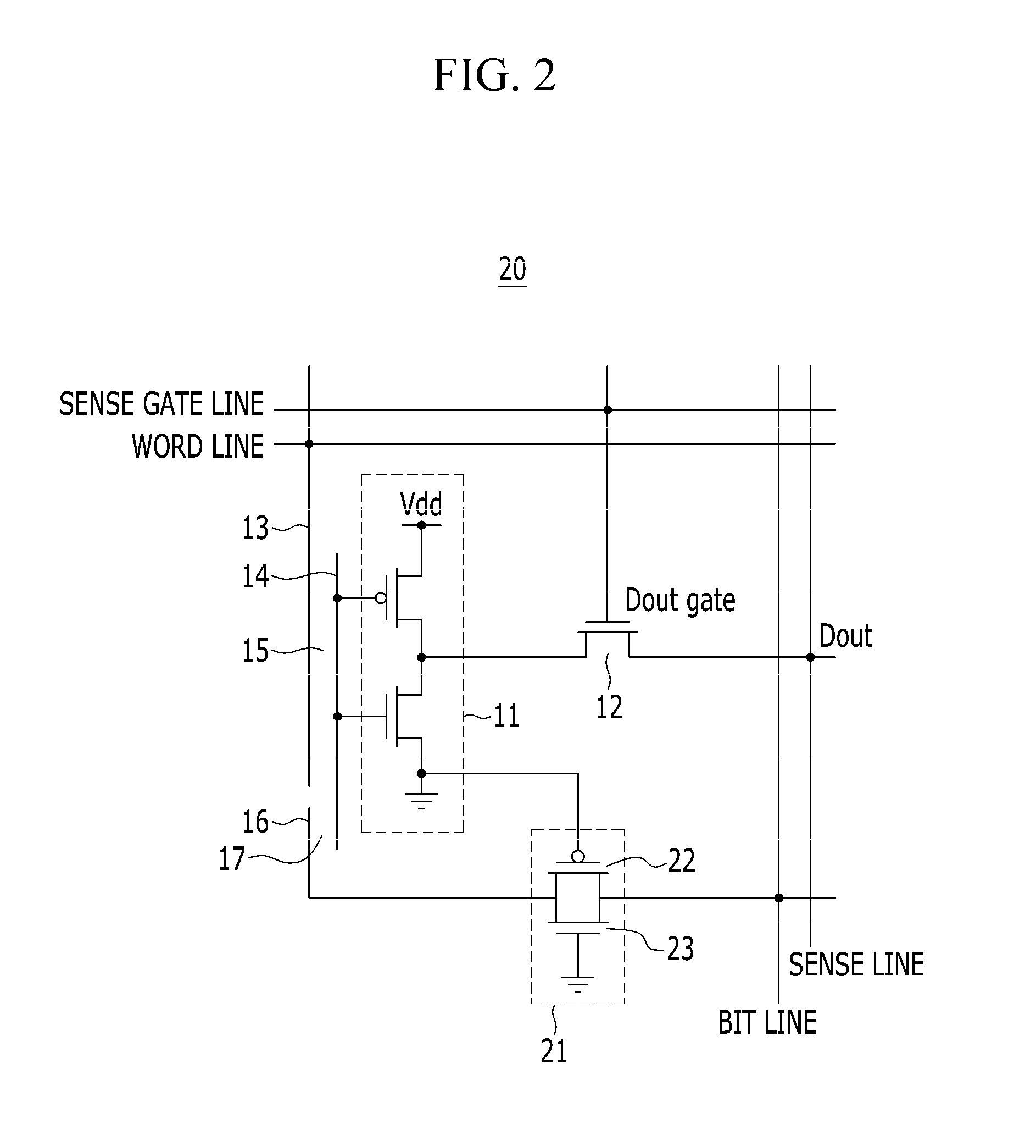 EEPROM cell with transfer gate