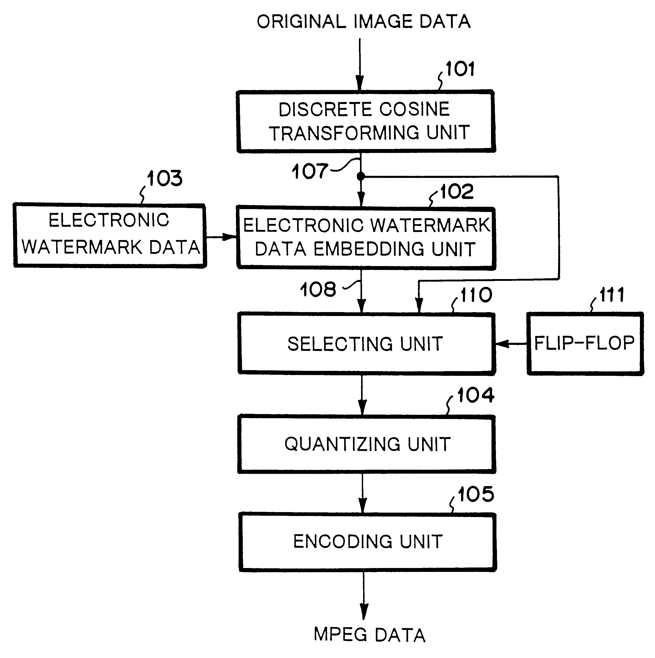 Image data encoding system and image inputting apparatus