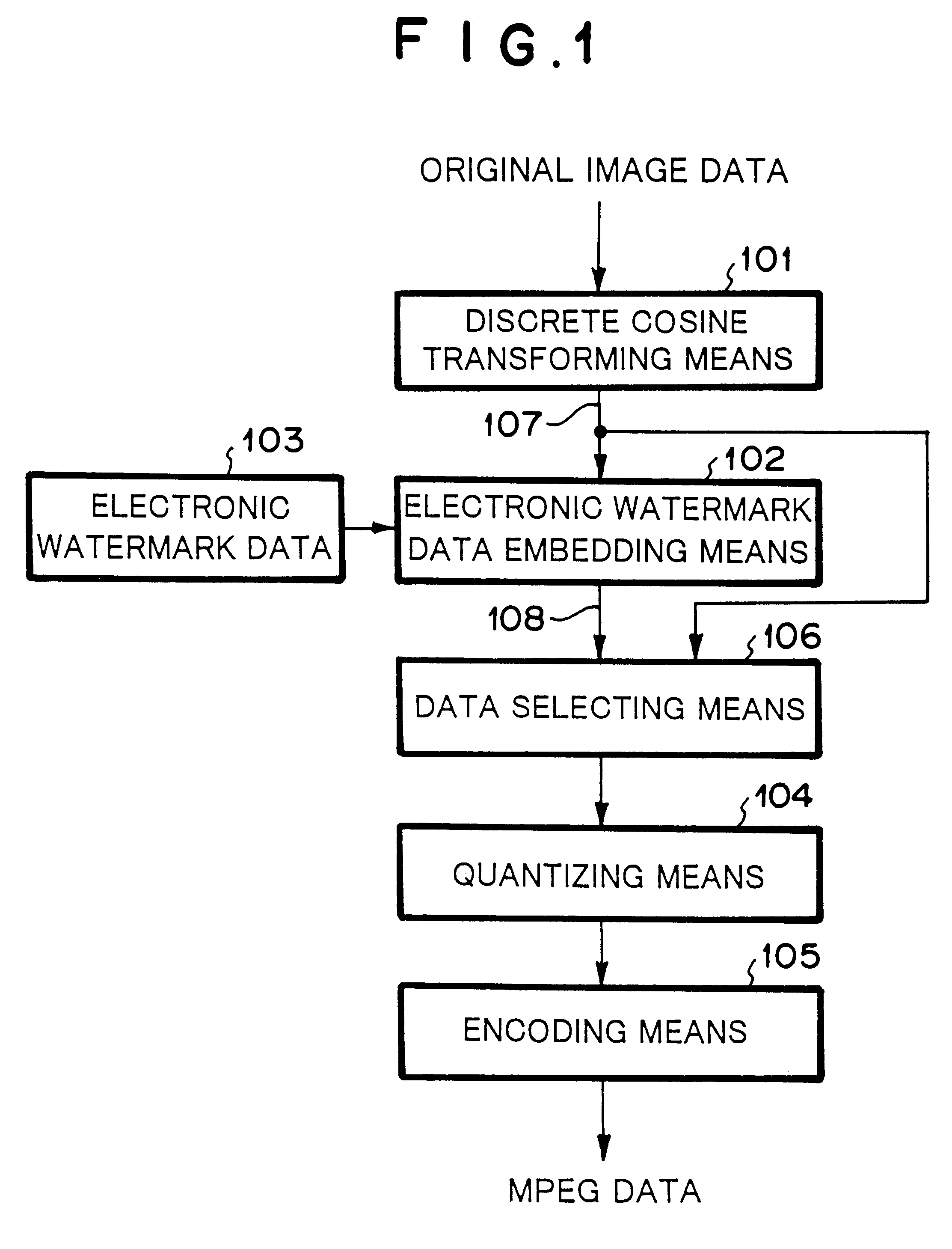 Image data encoding system and image inputting apparatus