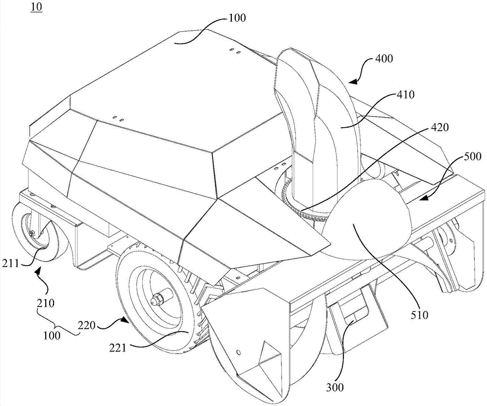 Full-automatic snow sweeper