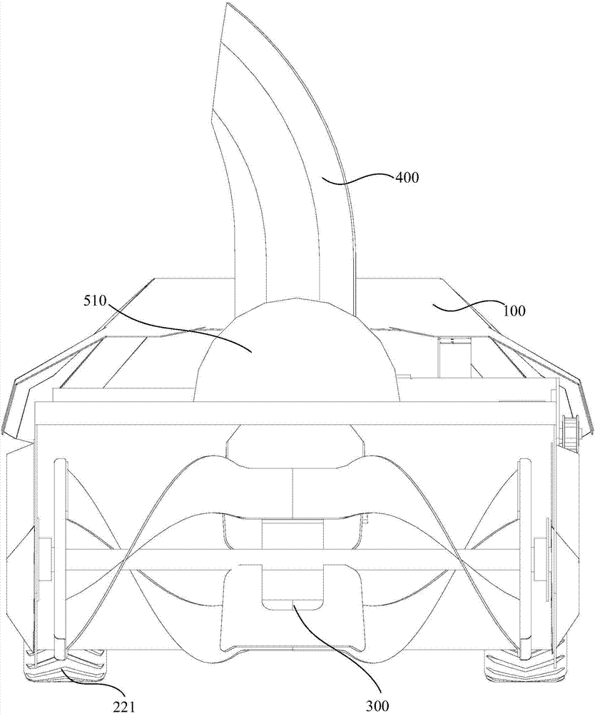 Full-automatic snow sweeper