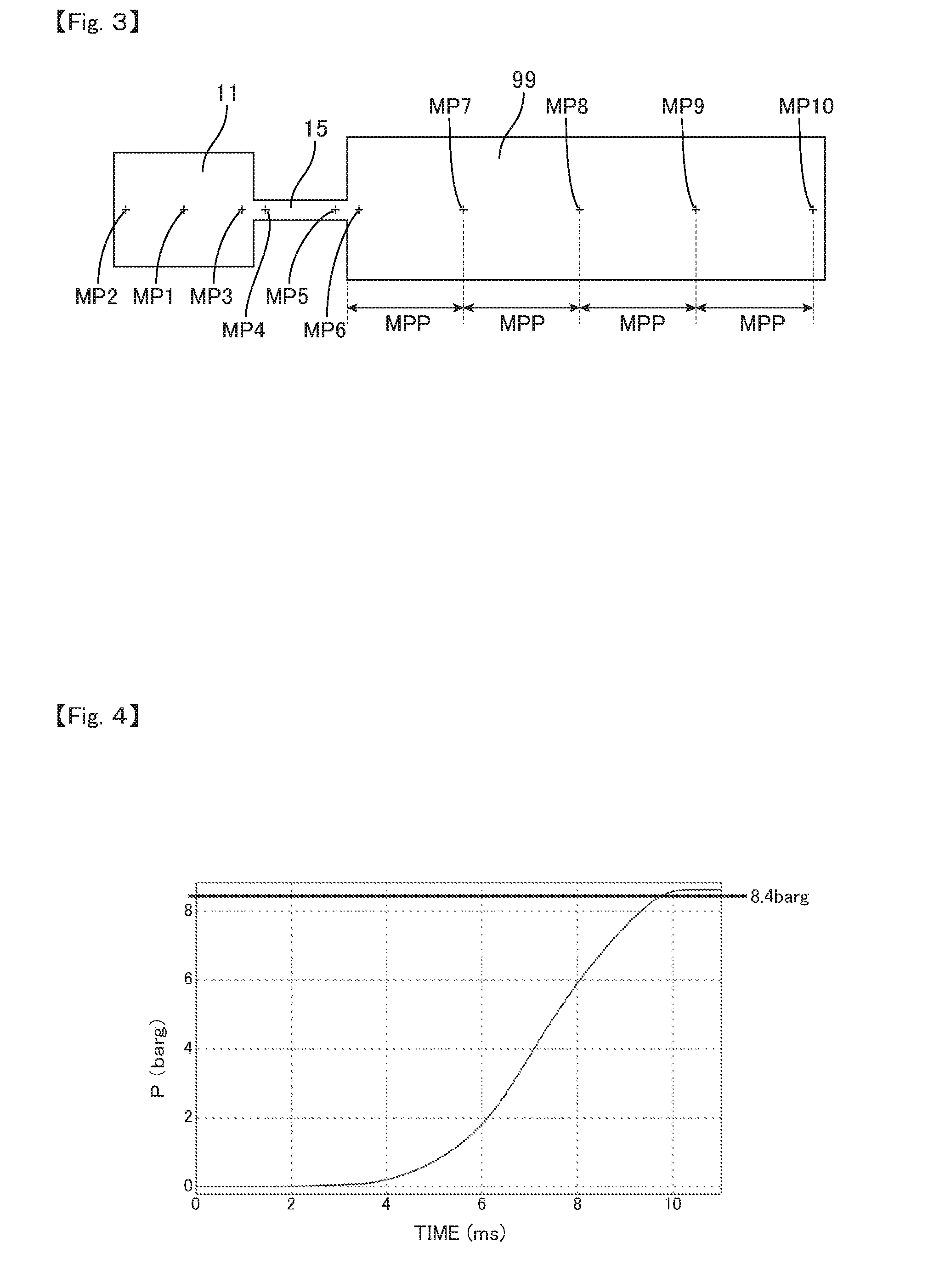 Engine jetting out combustion gas as driving force