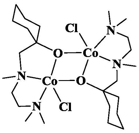 A kind of magnetic pentacoordinate mononuclear cobalt complex and its synthesis method and application