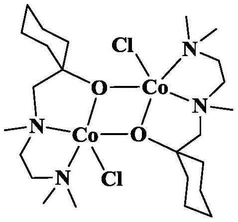 A kind of magnetic pentacoordinate mononuclear cobalt complex and its synthesis method and application