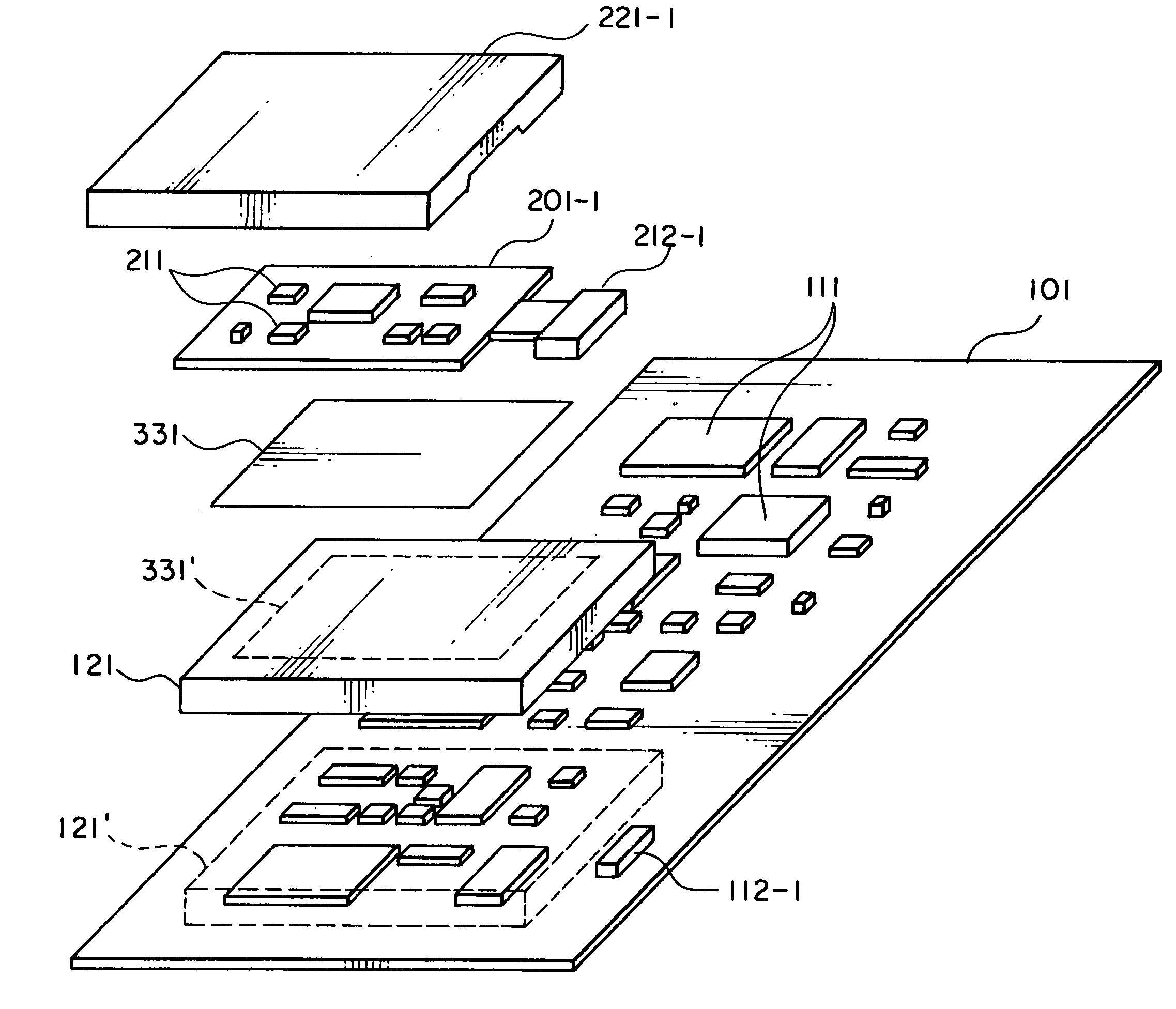 Compact radio equipment and method of mounting the same