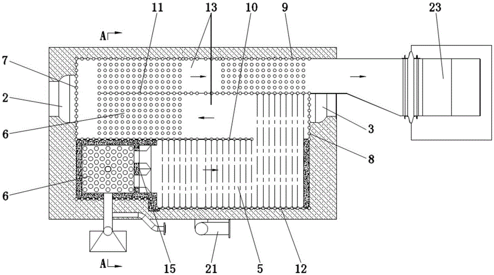 Biomass fluidized bed boiler