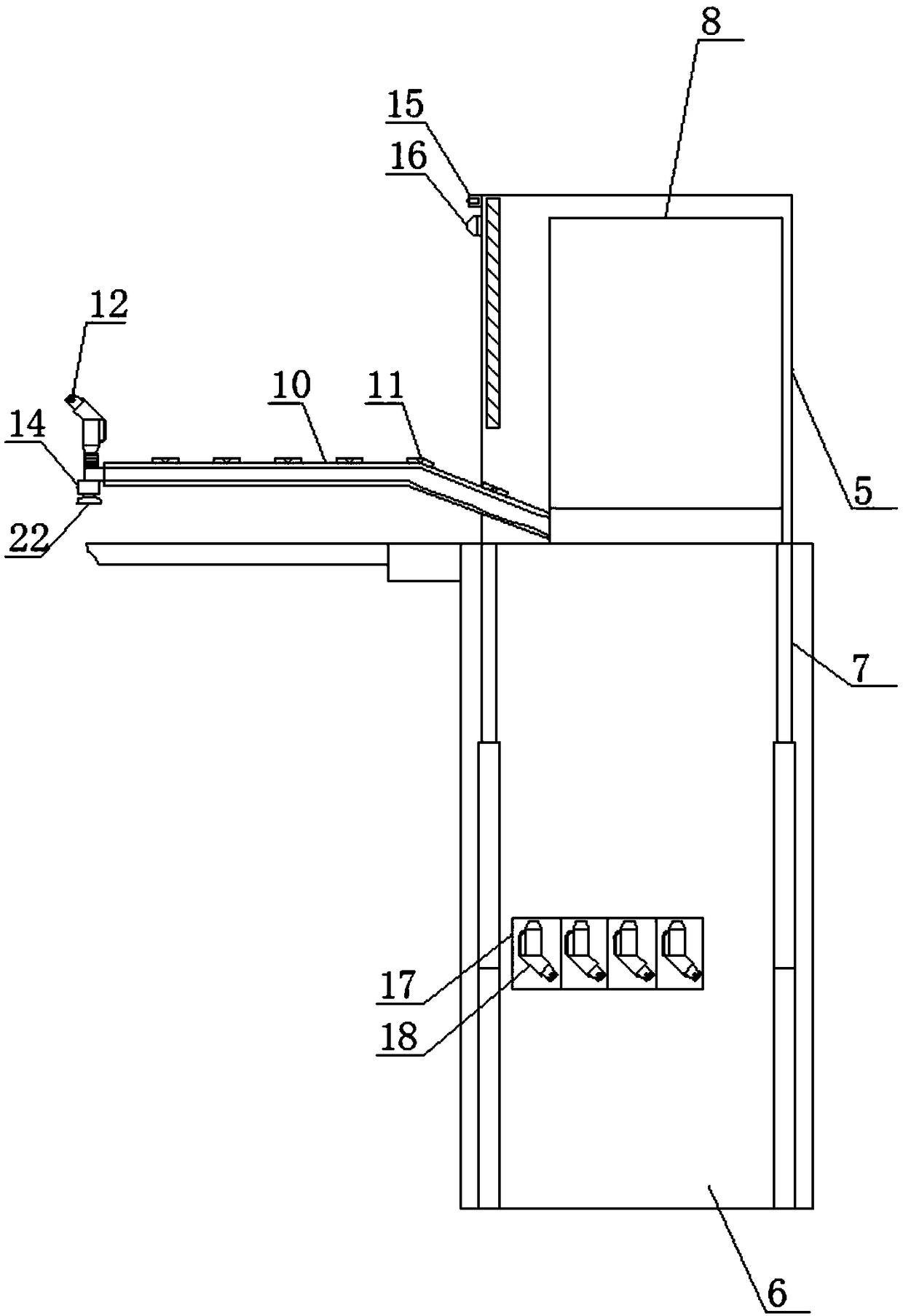 Intelligent charging device for an electric vehicle and a working method thereof