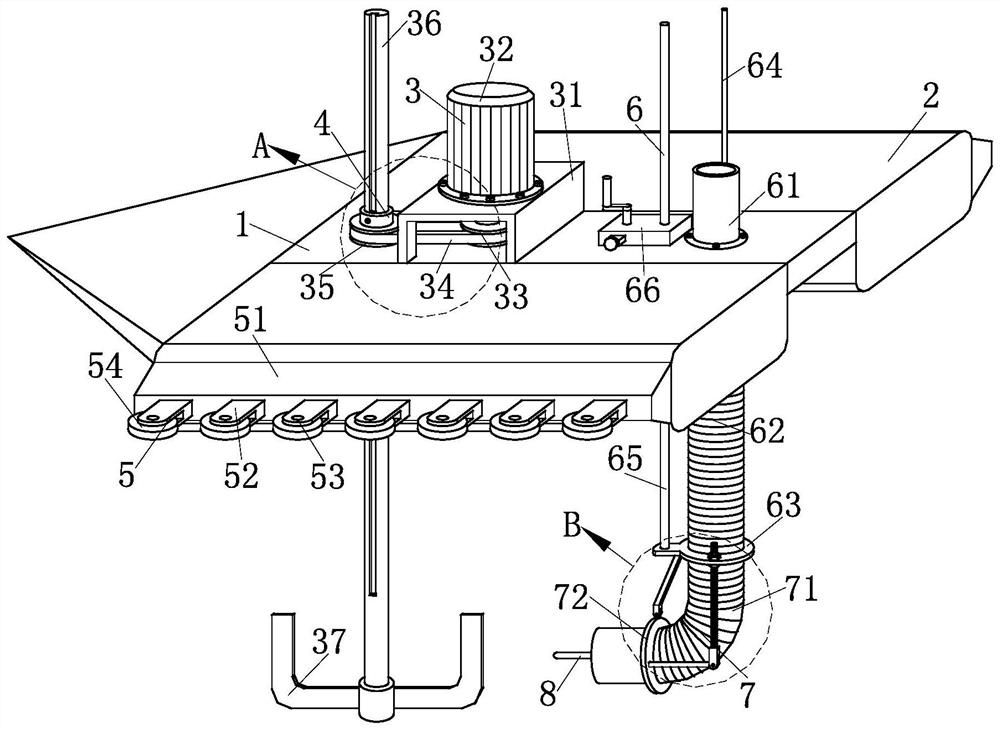 Riverway silt cleaning device with anti-blocking assembly