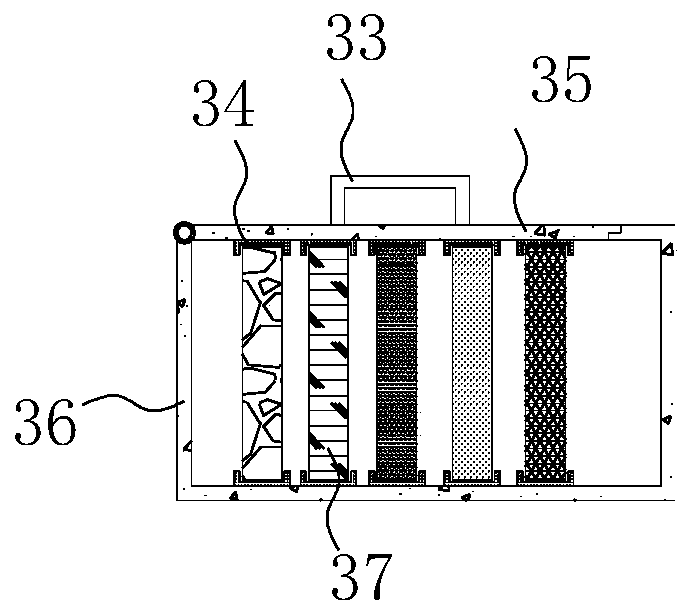 Smelting furnace for aluminum ingot processing with exhaust gas purification function