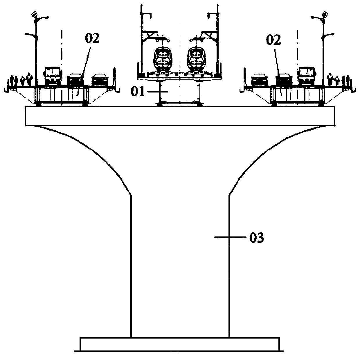 W-shaped pier