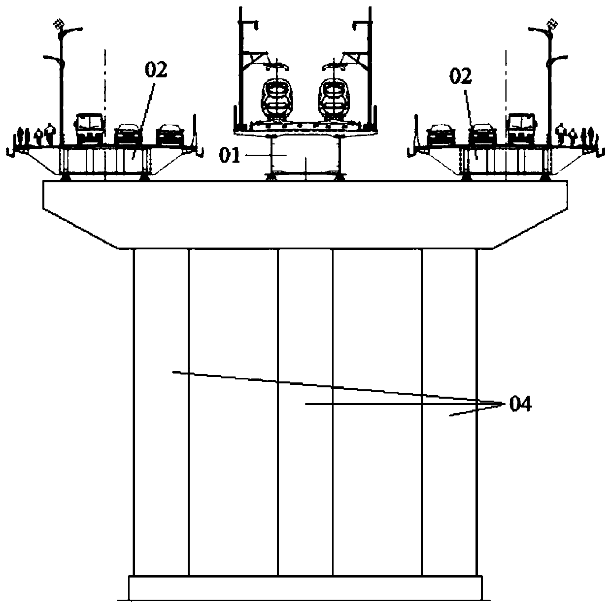 W-shaped pier