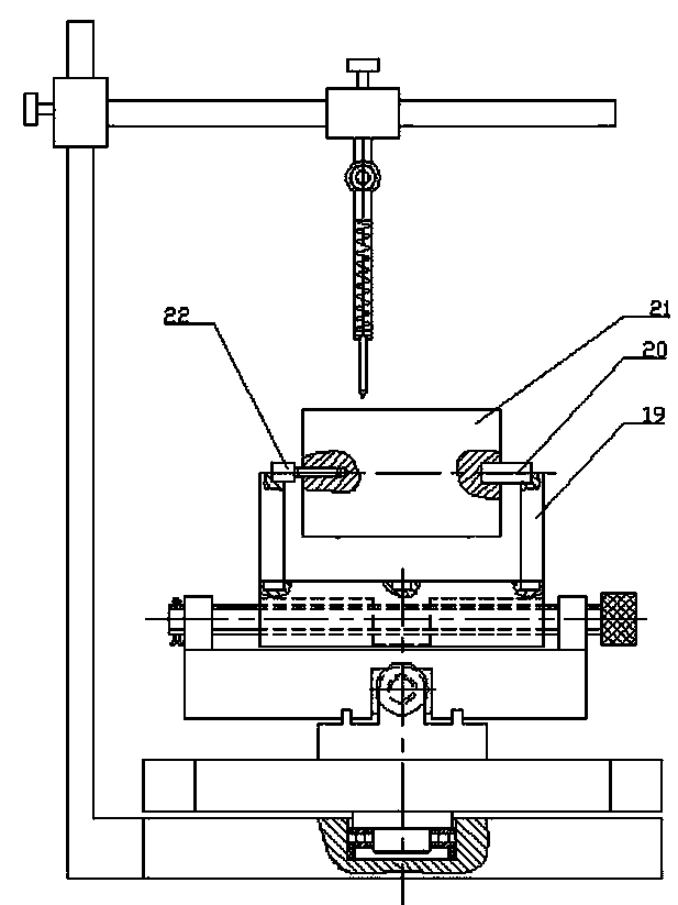 Common rotative surface intersecting line generating instrument