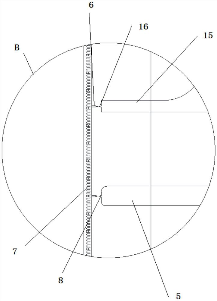 Static split-screen type LCD display screen