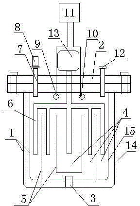 Internal-heating high-pressure reaction kettle