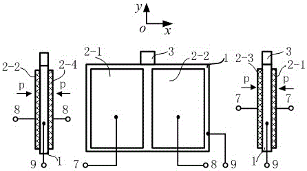 Working method of plate-type linear piezoelectric motor based on in-plane modes