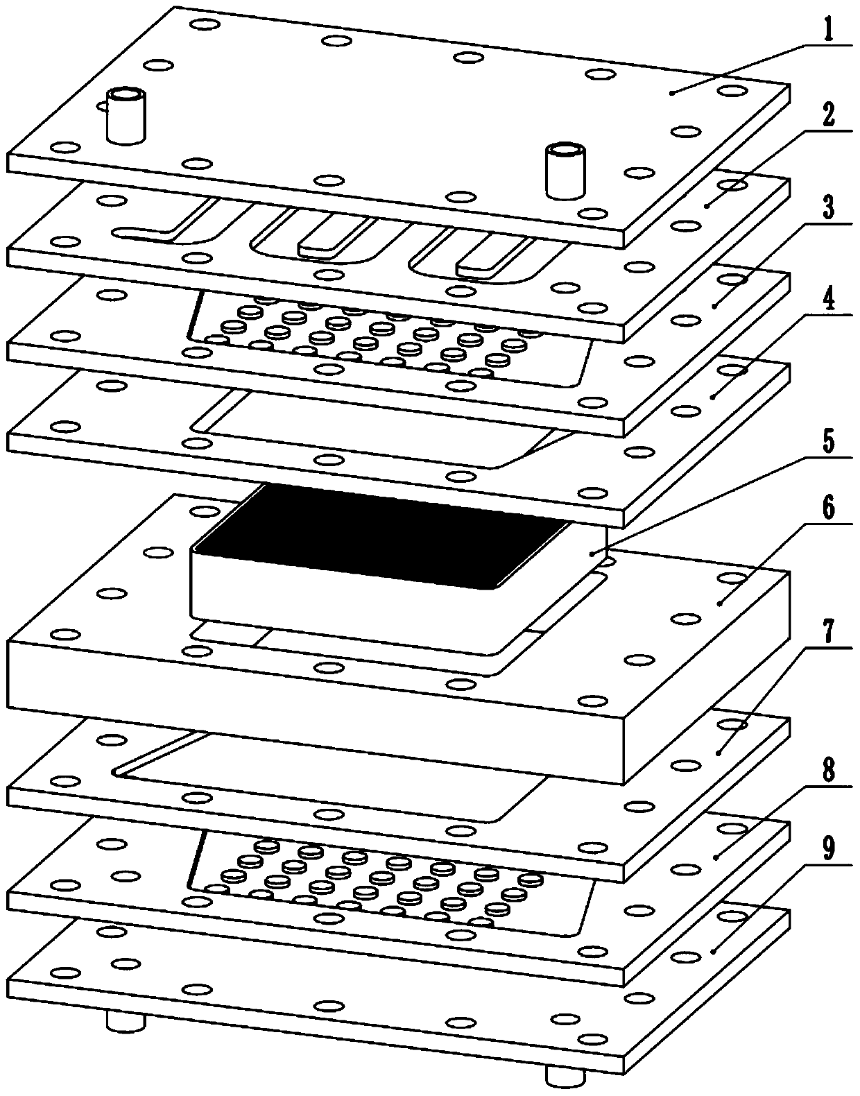 A hydrogen production reactor using honeycomb sic ceramics as catalyst carrier