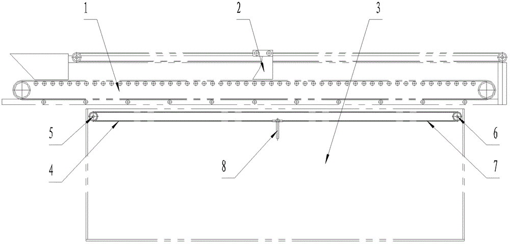 Bin level measuring device