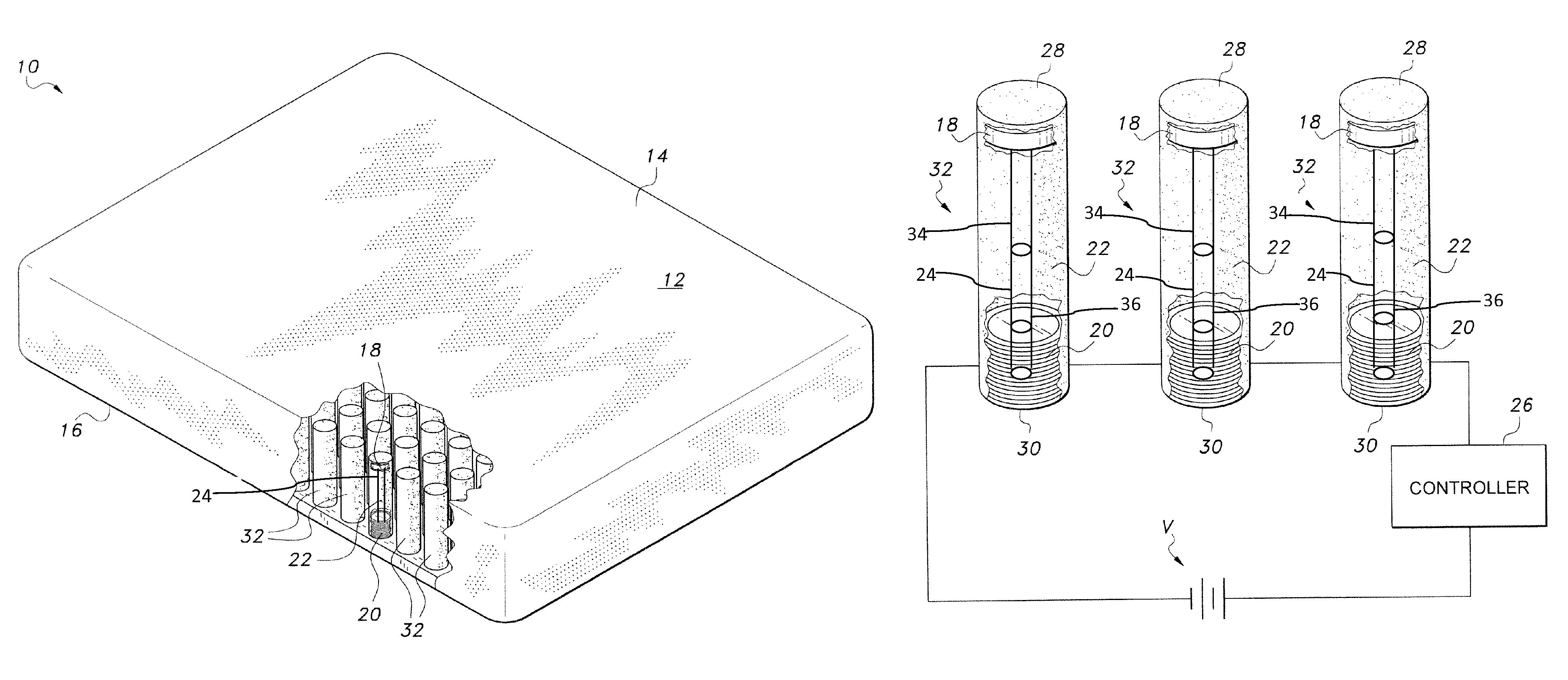 Magnetic cushioning system