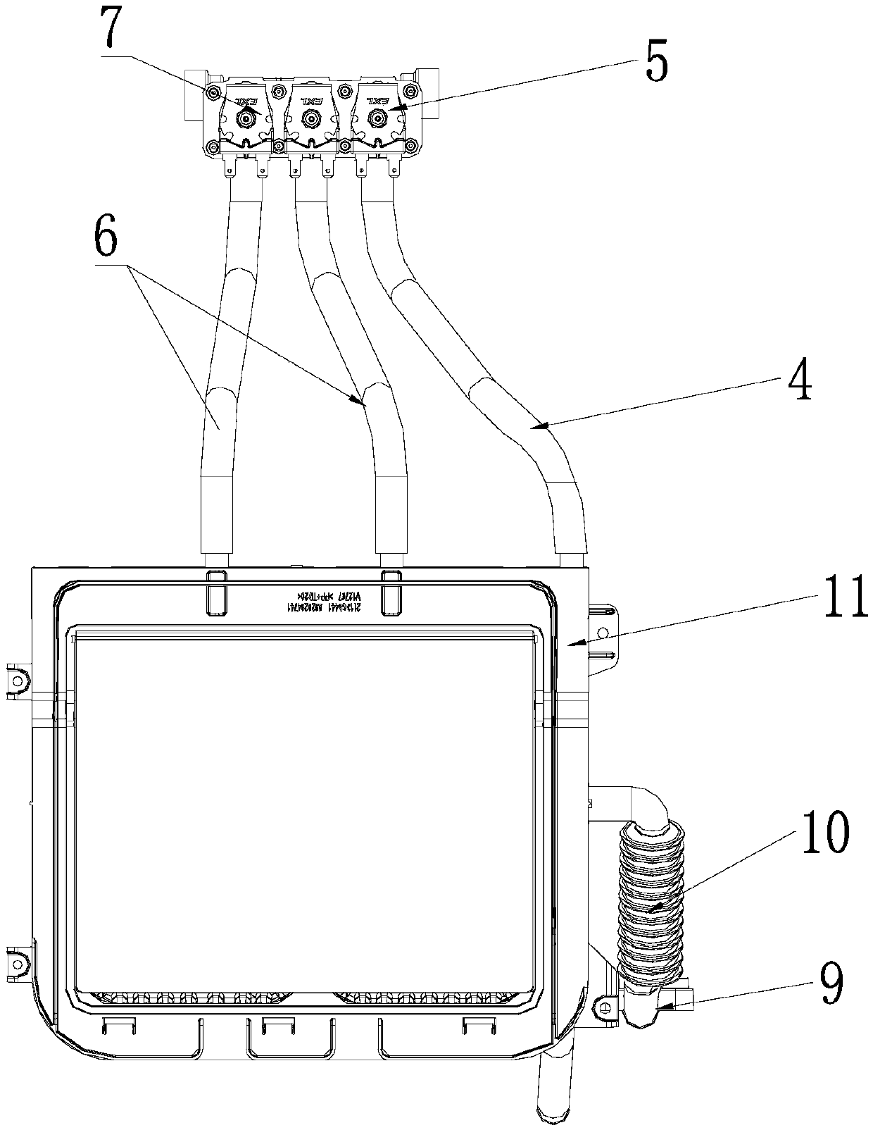 Washing machine and distributor box thereof