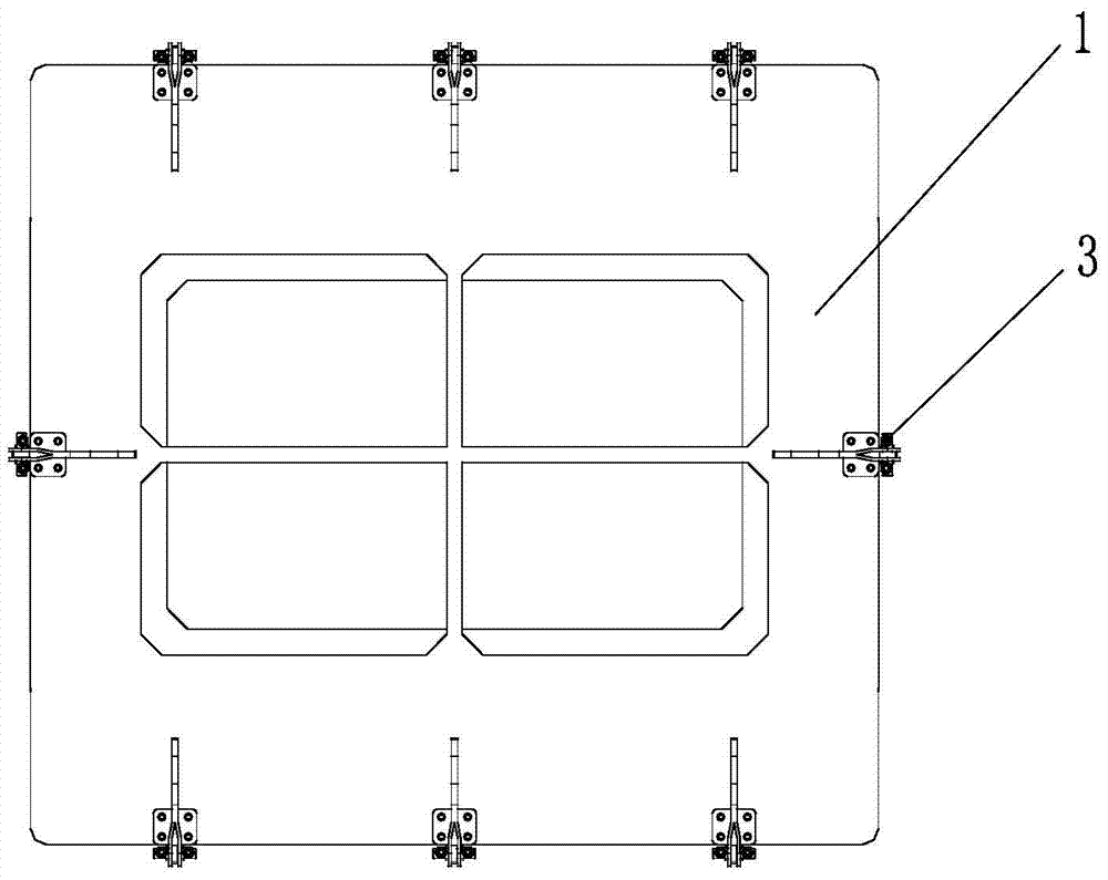 A mold for refrigerator and freezer door insulation parts