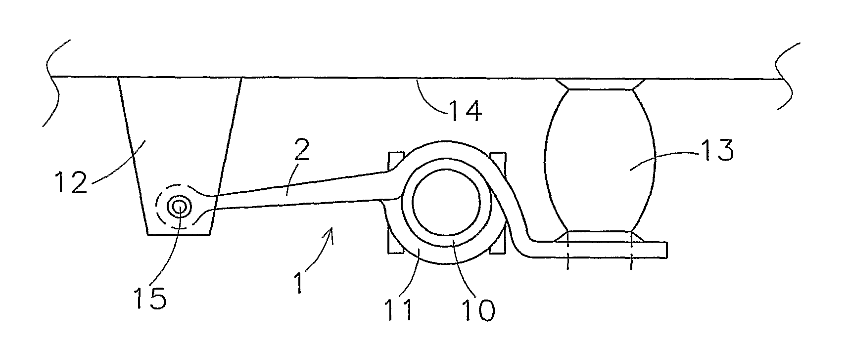 Hardening of flexible trailing arms