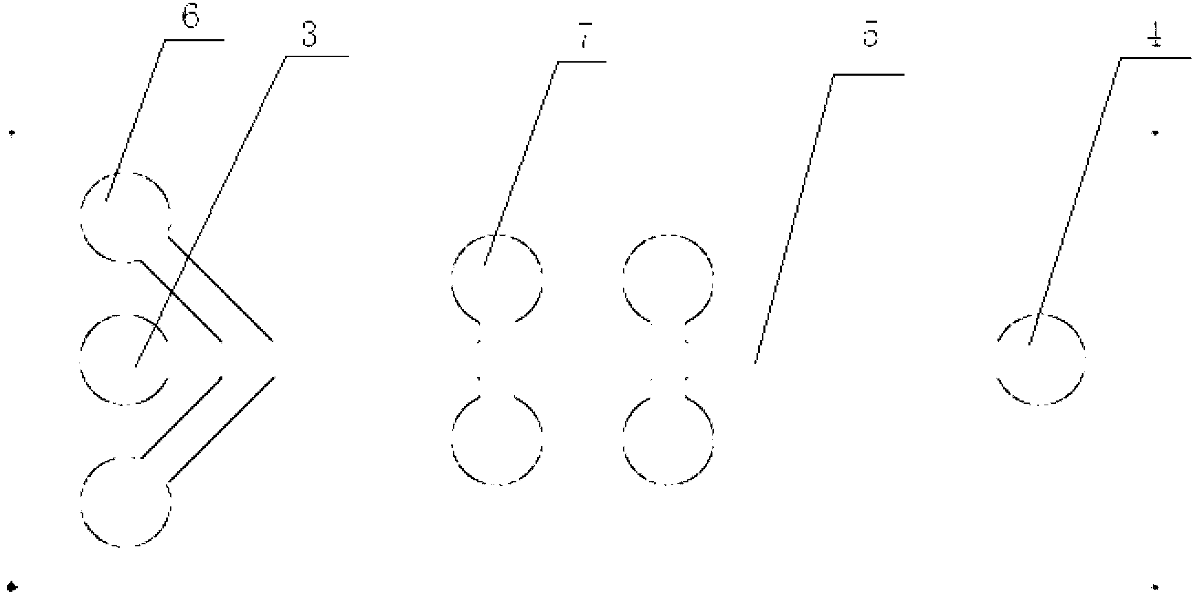 Particle counting system of micro-fluidic chip based on electric resistance technology