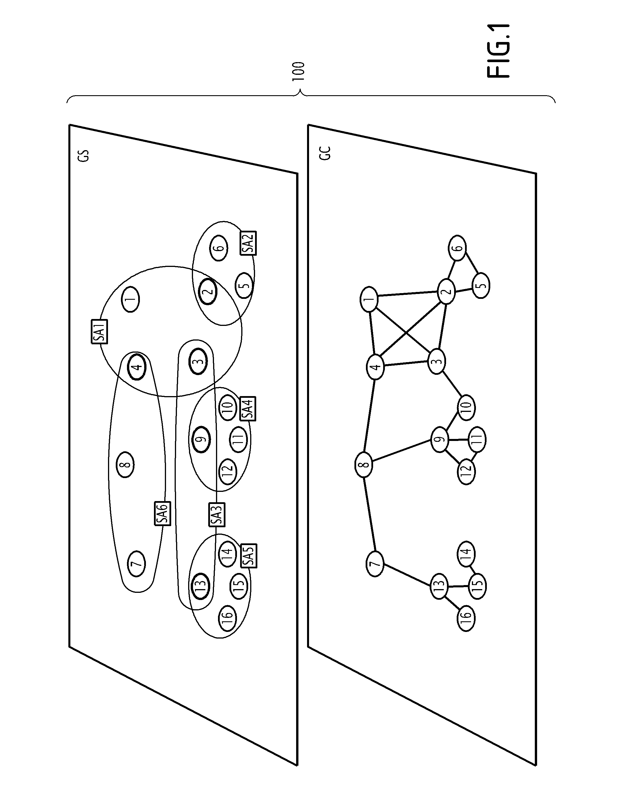 Method for the secure exchange of data over an ad-hoc network implementing an Xcast broadcasting service and associated node