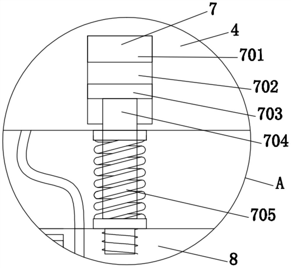 Stamping device for mobile phone shell production