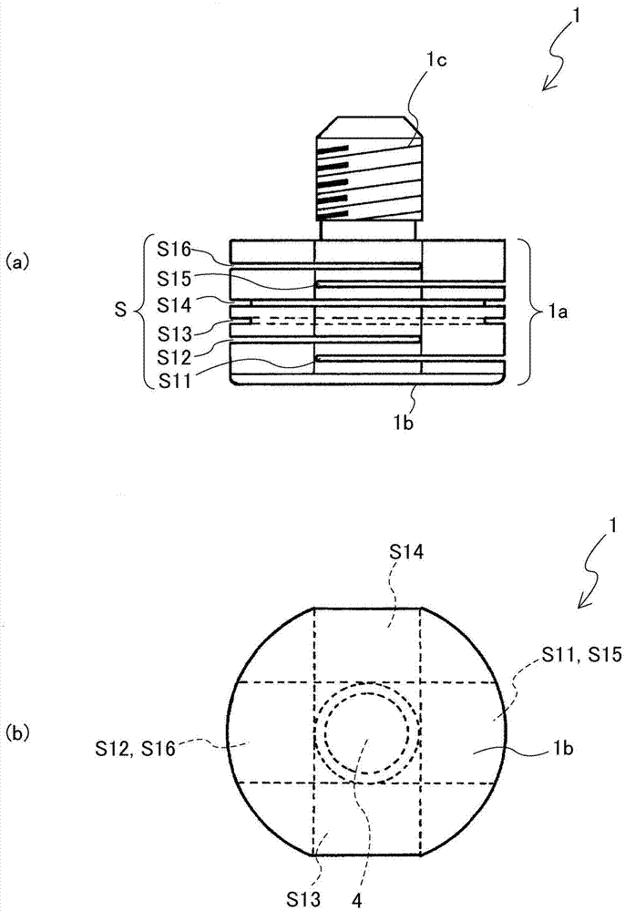 Contact, semiconductor testing device, and semiconductor testing method