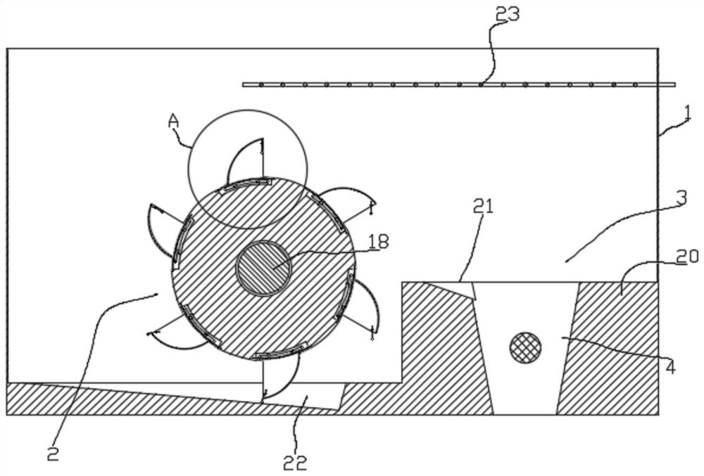 Anti-blocking type large-particle fertilizer intelligent fertilizing device