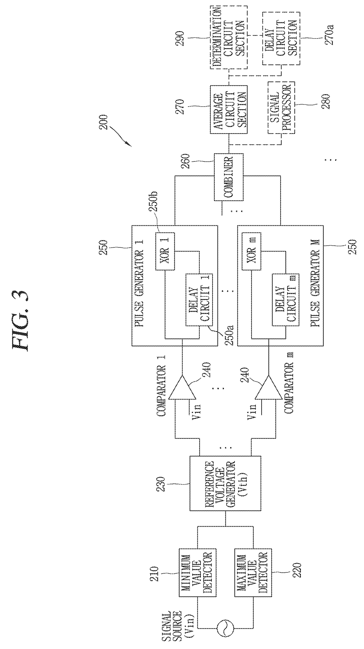 Analog signal detecting circuit