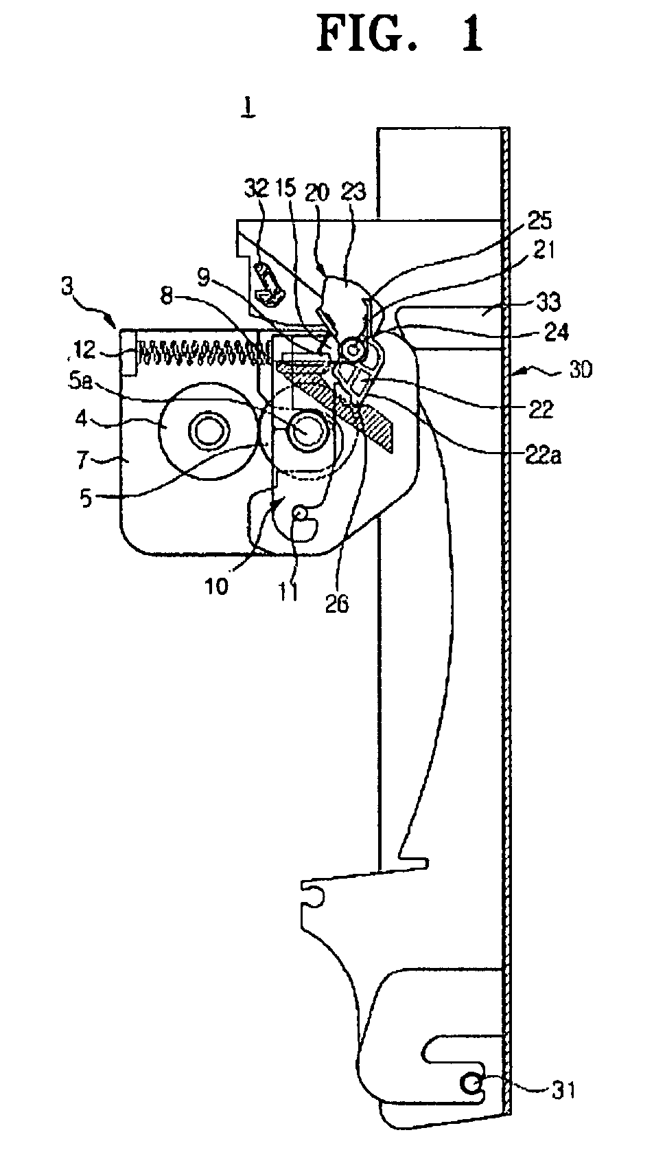 Rollers separating unit and image forming apparatus having the same