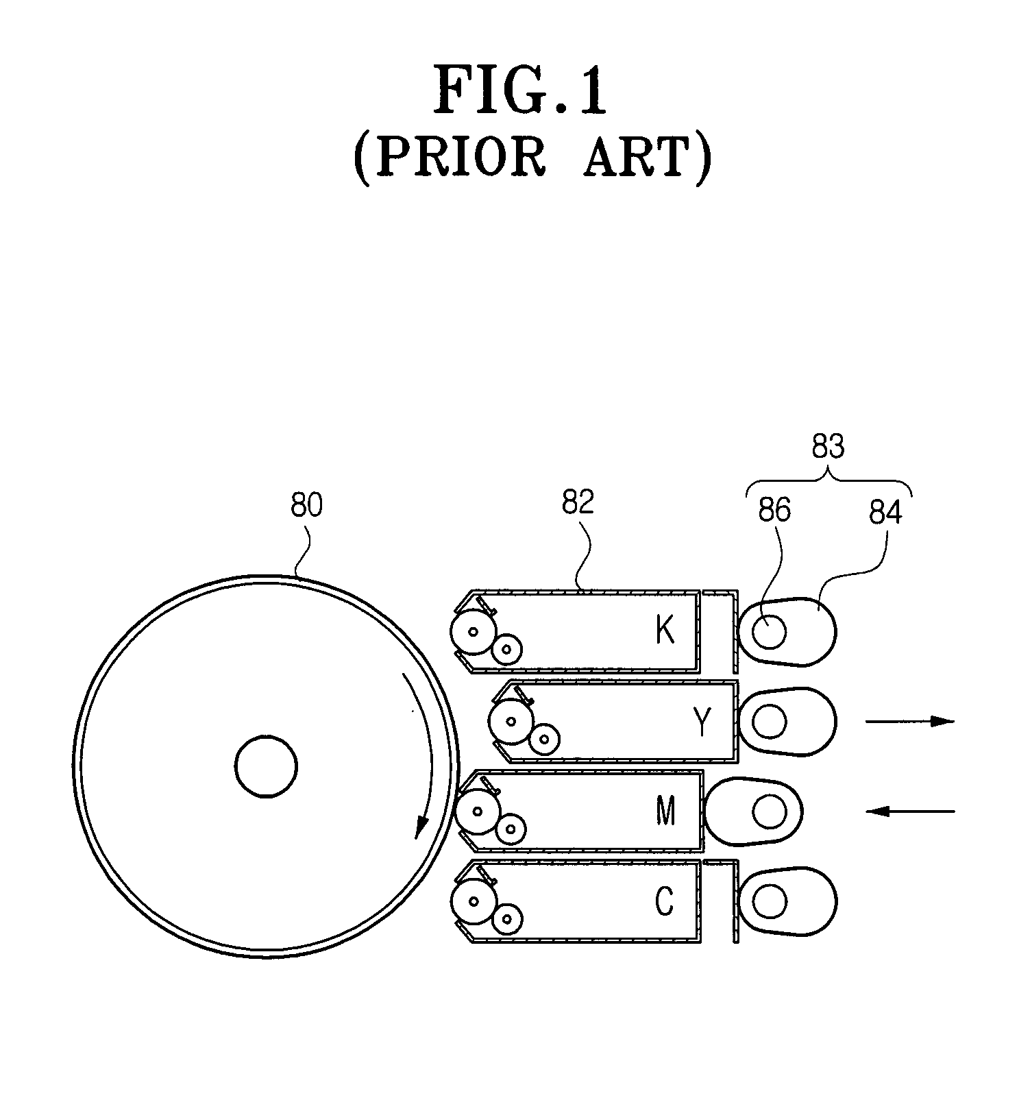 Apparatus for supplying voltage to developing device