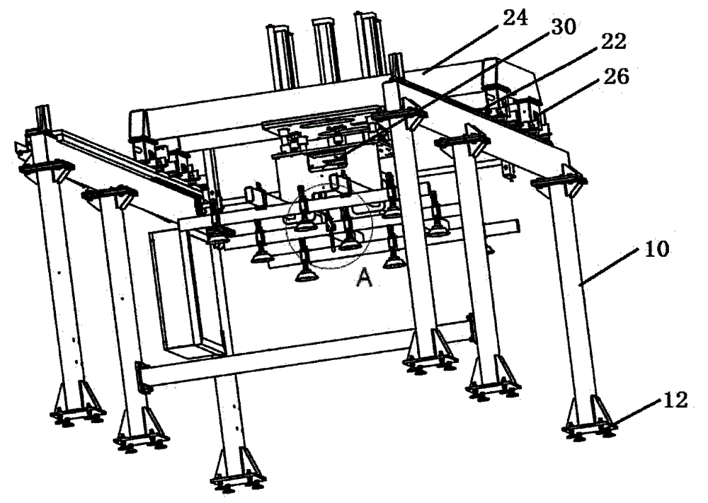 Sheet vacuum suction crane