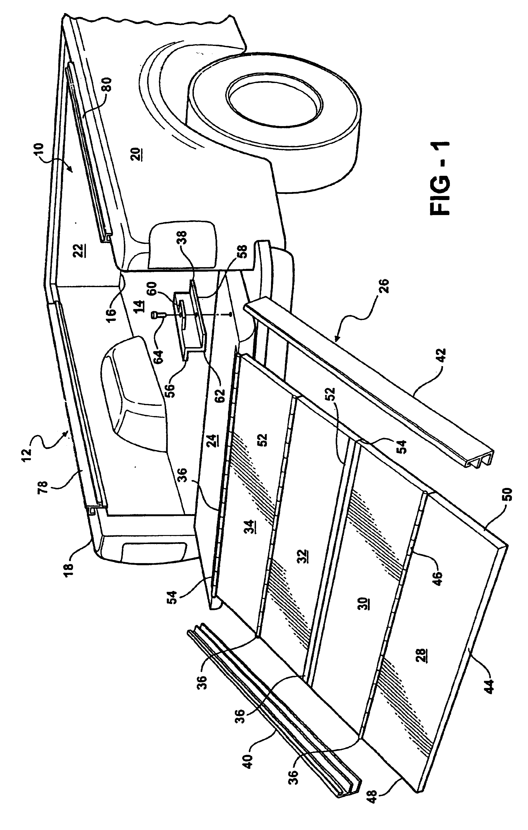 Automotive stowable ramp device