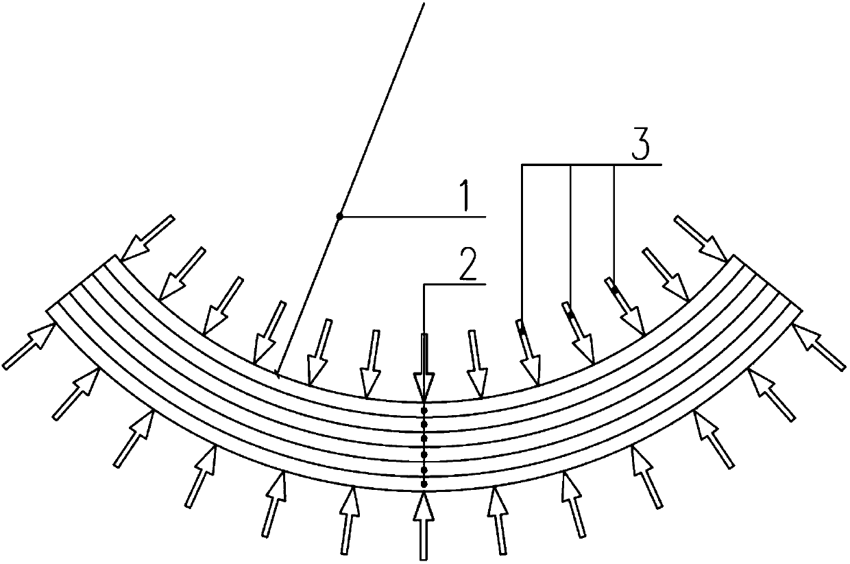 Forming method of curved glulam components based on wood plasticity