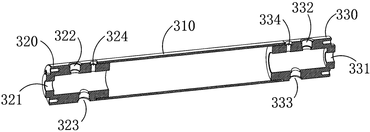 Automatic reversing multistage reciprocating type hydraulic cylinder applied to agricultural machine