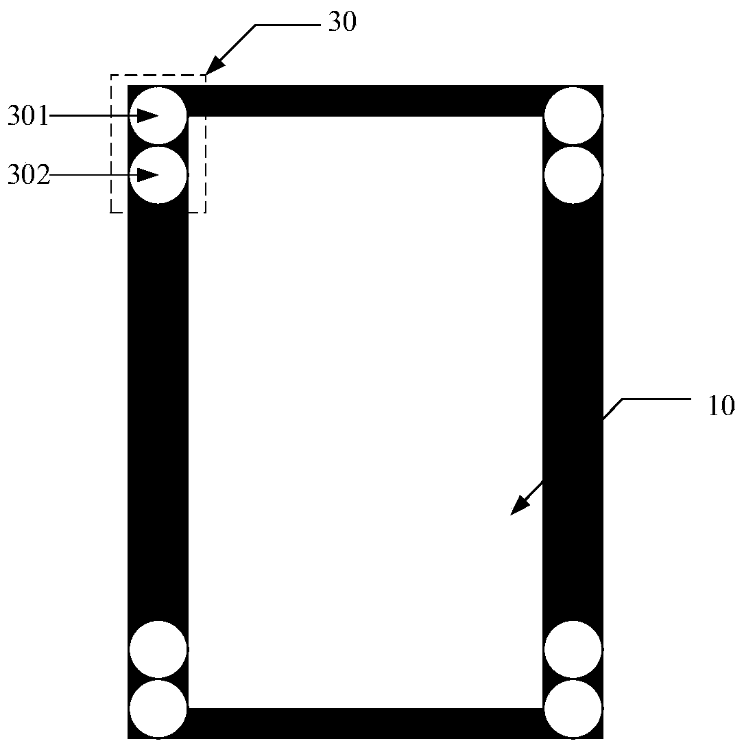 Display device, self-luminous display panel and gesture recognition method